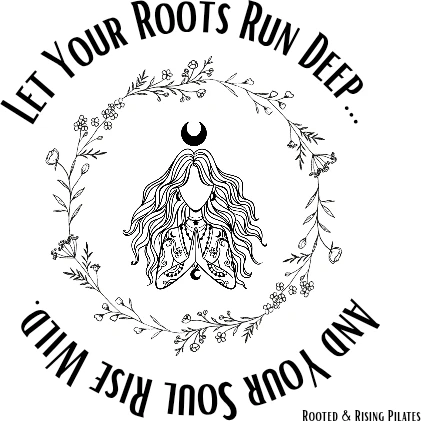 Rooted & Rising Pilates logo